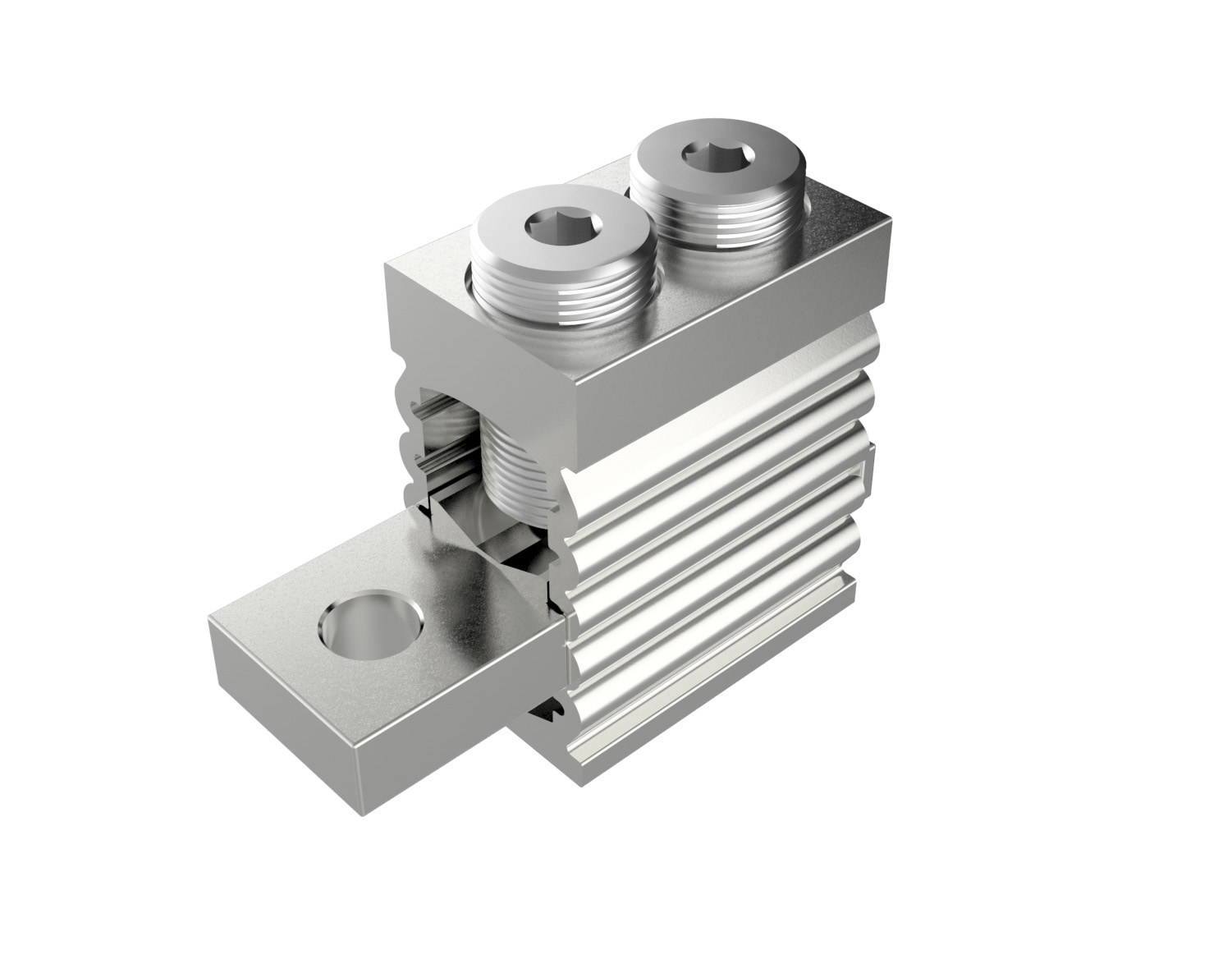OT aansluitklem 2x(70-240), 2xAl/Cu 70-240mm²