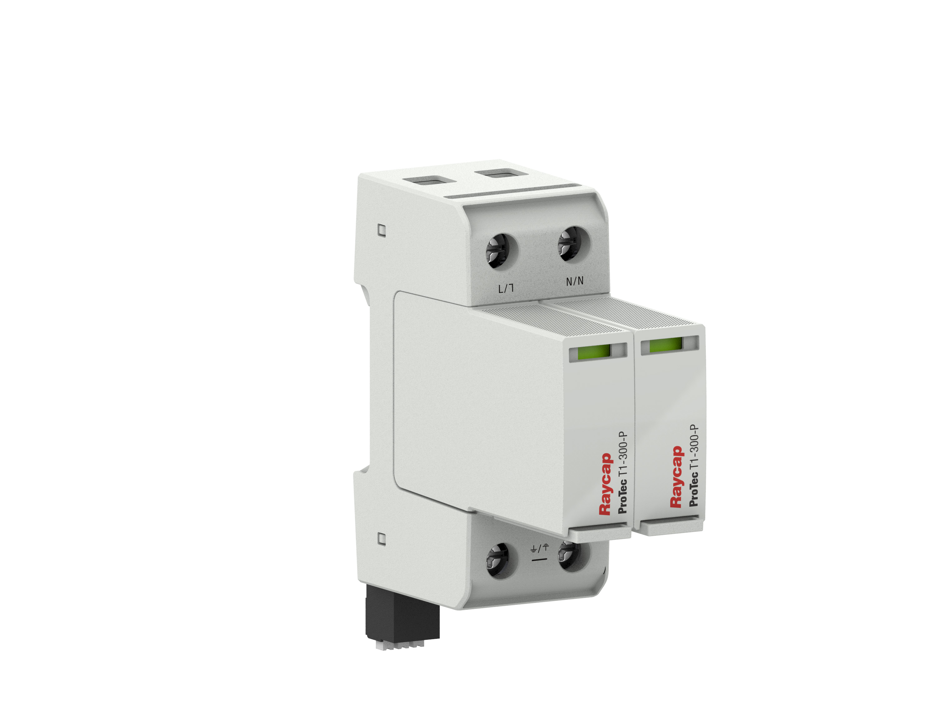 Overspanningsbeveiliging Type 1+2 TN-S I Un 240V AC I Iimp 12,5kA