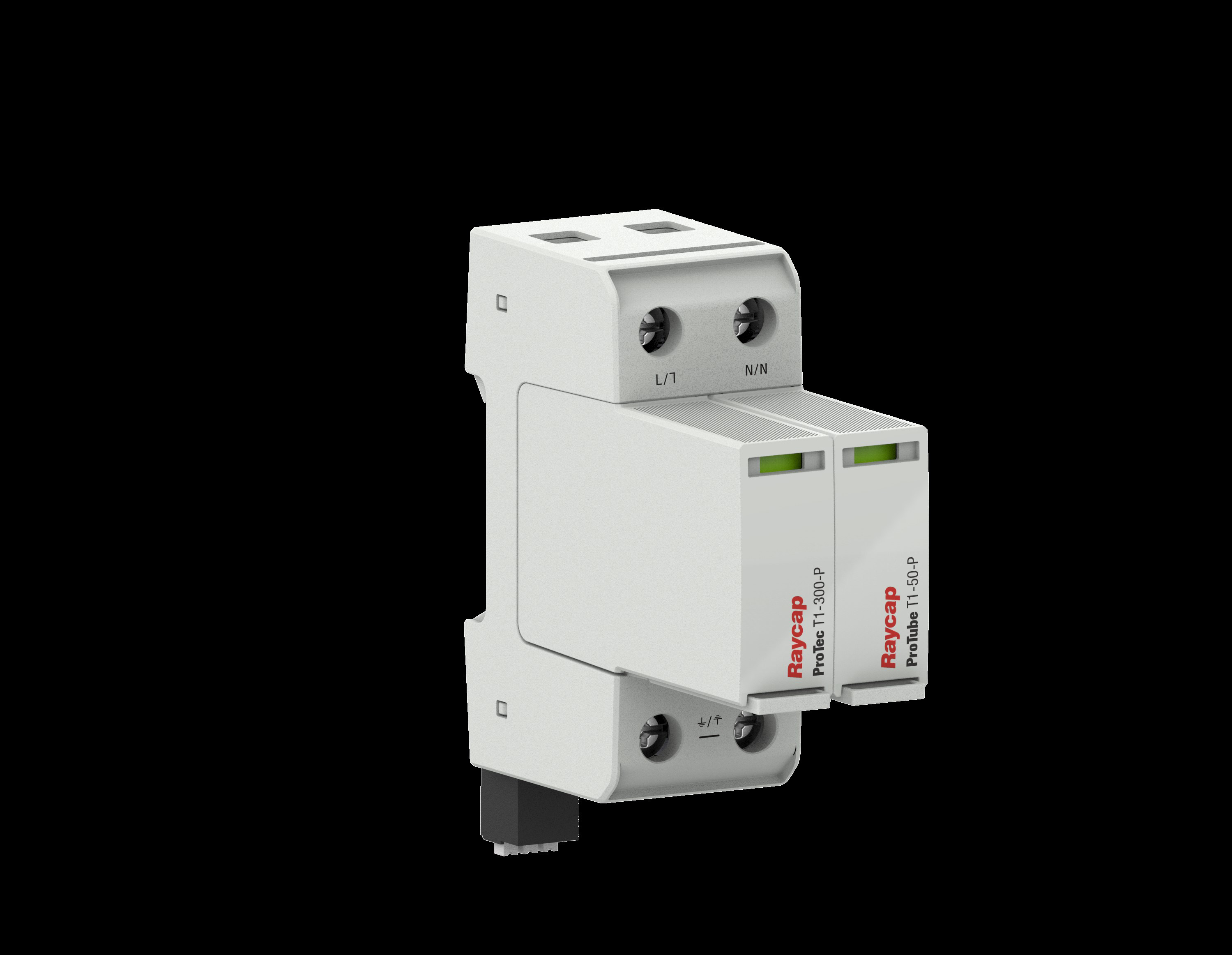 Overspanningsbeveiliging Type 1+2 TT, TN-S I Un 240V AC I Iimp 12,5kA