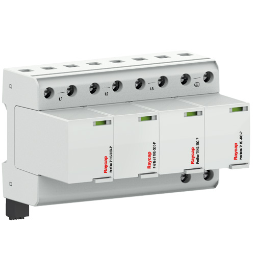 Overspanningsbeveiliging Type 1+2 TT, TN-S I Un 240V AC I Iimp 25kA