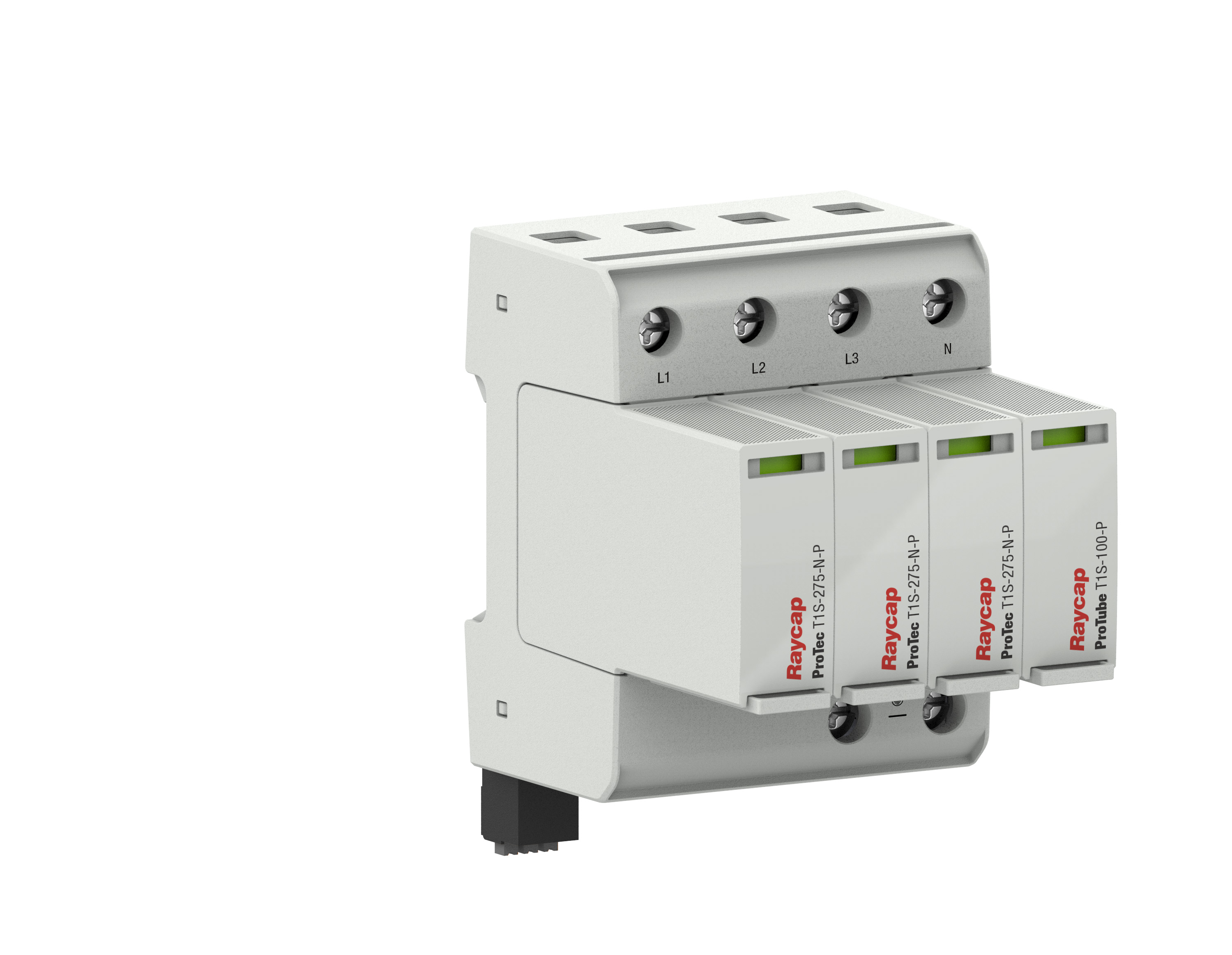Overspanningsbeveiliging Type 1+2 TT, TN-S I Un 240V AC I Iimp 25kA