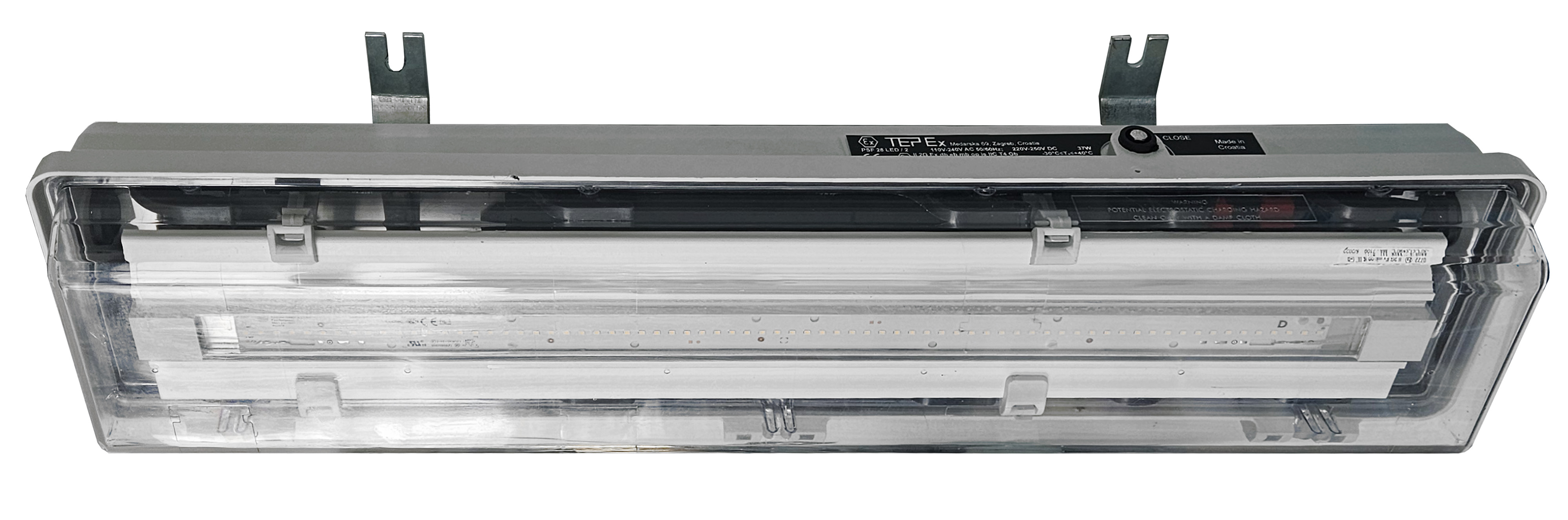ATEX/IECEx LED armatuur zone 1/21 28W 3820lm