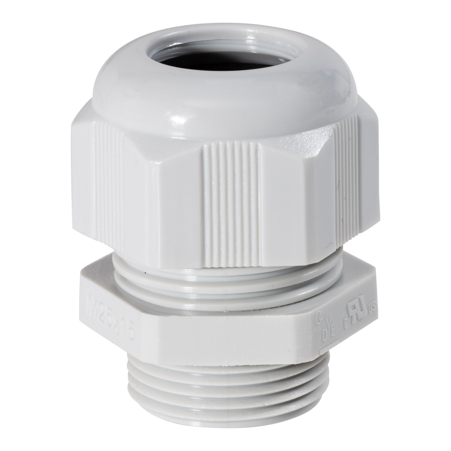 M25x1,5 Wartel 13-18mm / Licht grijs