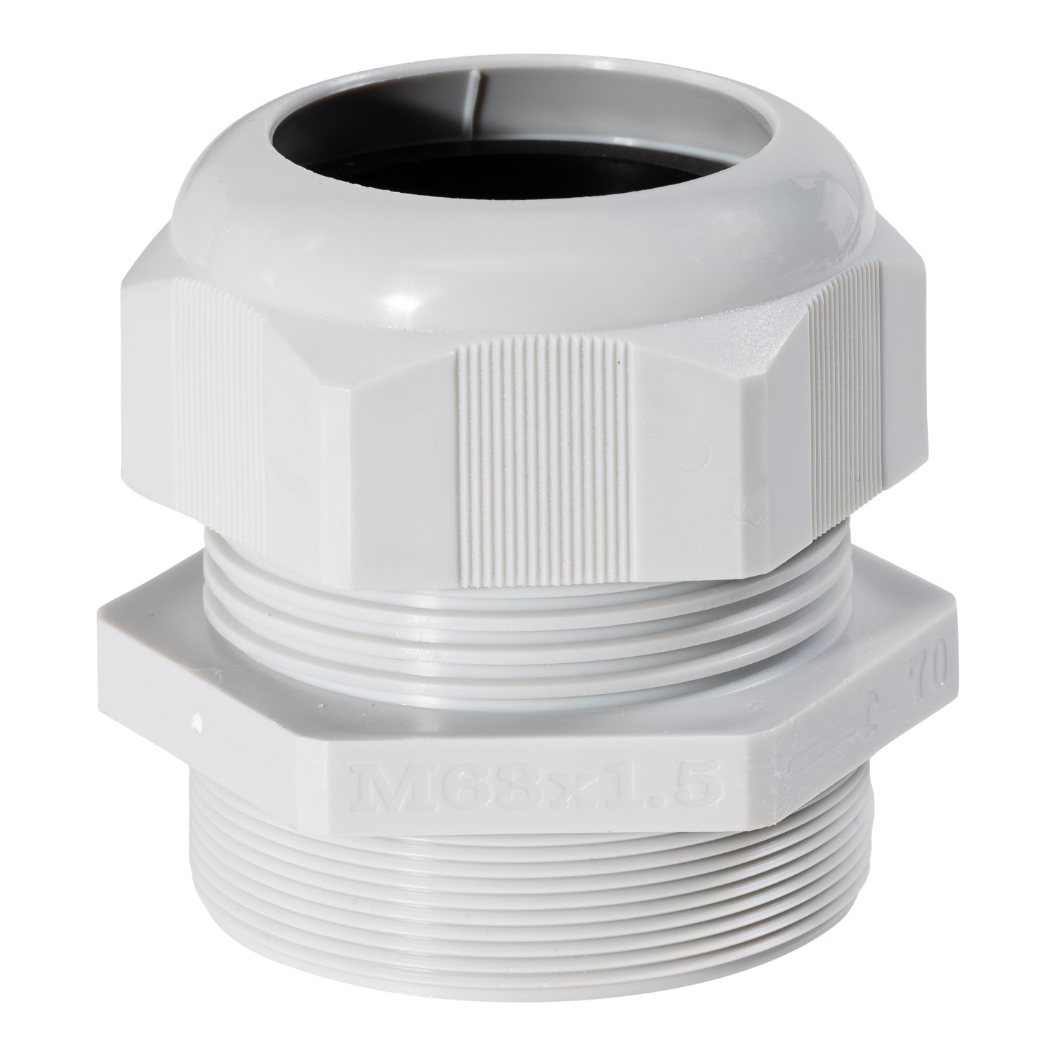 M63x1,5 Wartel 34-44mm / Licht grijs